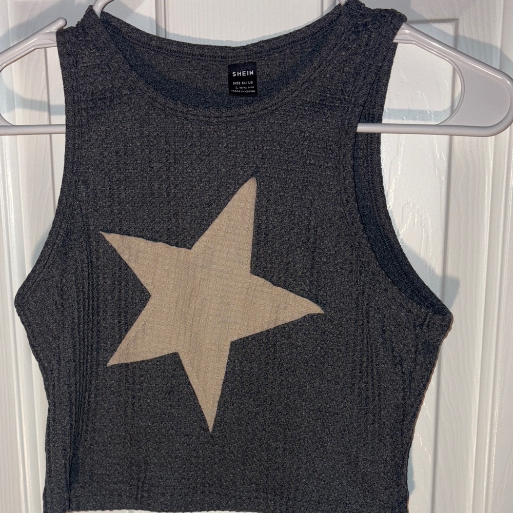 Charcoal Star Tank Top